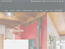 Tablet Screenshot of anakielodge.com